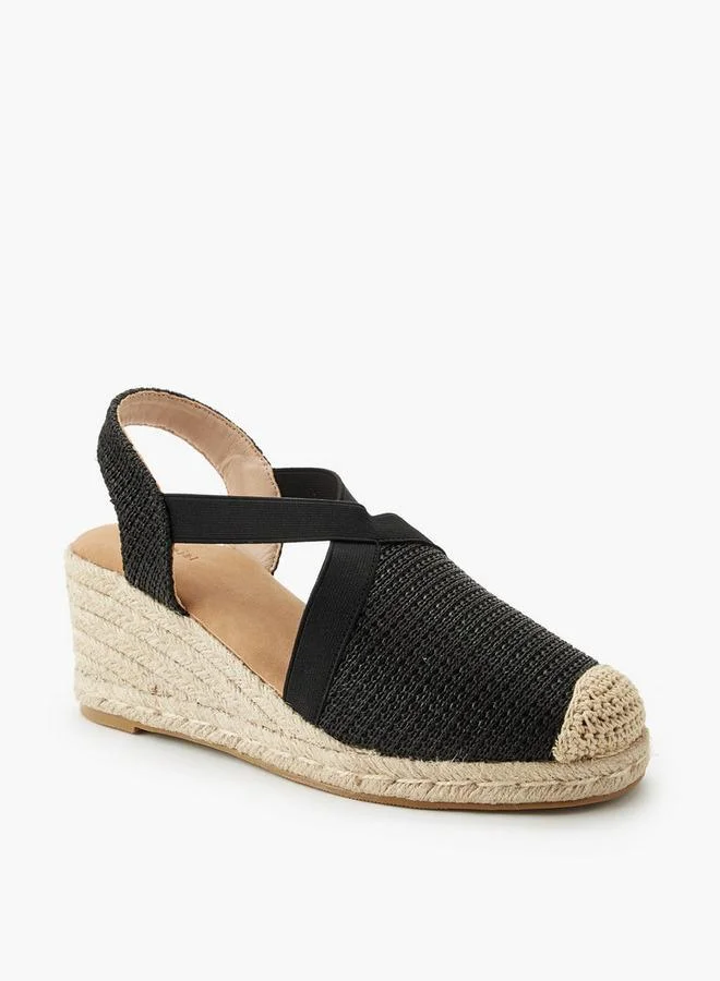 ببرمنة Women Wedge Heel Slingback Espadrilles